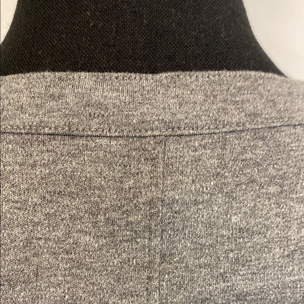Lands’ End Oversized Tunic Long Sleeve Crewneck | Heather Gray Casual Top Size M - Picture 8 of 12